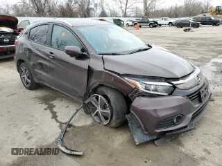 2022 Honda HR-V EX-L with VIN 3CZRU6H78NM725151, listed as a Copart auction lot 46892185 with 68,588 mi miles and Salvage Title. Bid and sale history available at carsss.com. Image 4.