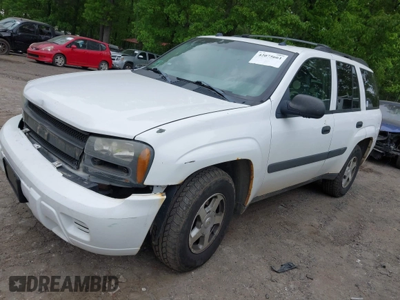 2005 Chevrolet TrailBlazer LT with VIN 1GNDT13S252253903, listed as a IAAI auction lot 42075661 with 186,673 mi miles and . Bid and sale history available at DreamBid. Image 2.