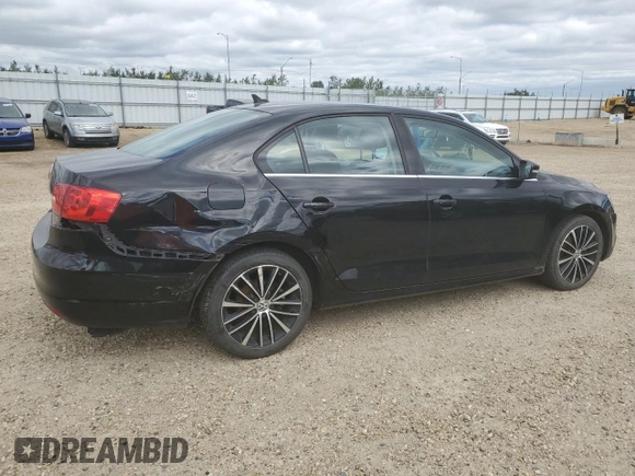 2013 Volkswagen Jetta SEL with VIN 3VWLX7AJ0DM453480, listed as a Copart auction lot 63823455 with 132,875 mi miles and Salvage title. Bid and sale history available at DreamBid. Image 3.