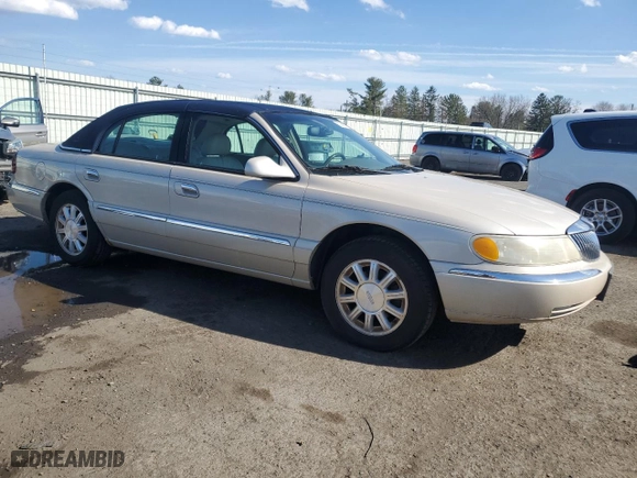 1999 Lincoln Continental with VIN 1LNHM97V1XY610090, listed as a Copart auction lot 50447685 with 105,375 mi miles and Clean Title. Bid and sale history available at carsss.com. Image 4.