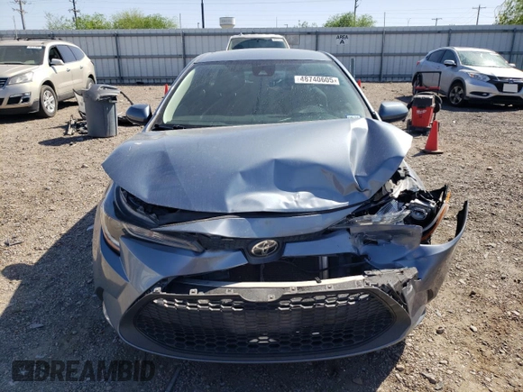 2020 Toyota Corolla L with VIN 5YFDPRAE5LP046994, listed as a Copart auction lot 48740605 with 91,312 mi miles and Salvage Title. Bid and sale history available at carsss.com. Image 5.