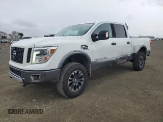 2018 Nissan Titan XD SV with VIN 1N6AA1F44JN525176, listed as a Copart auction lot 48358385 with 115,535 mi miles and Salvage Title. Bid and sale history available at carsss.com. Image 1.