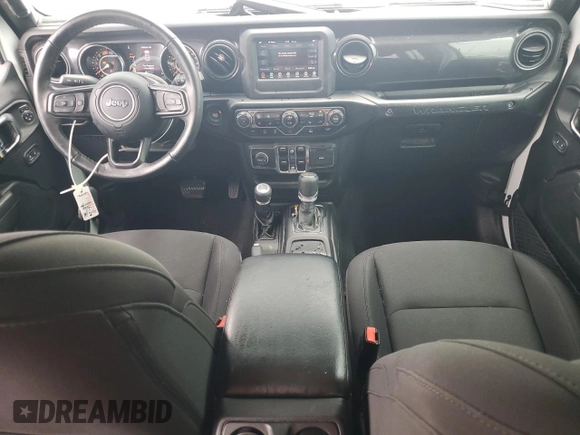 2022 Jeep Wrangler Unlimited Willys with VIN 1C4HJXDN9NW242045, listed as a Copart auction lot 59857985 with 34,970 mi miles and Salvage title. Bid and sale history available at DreamBid. Image 8.