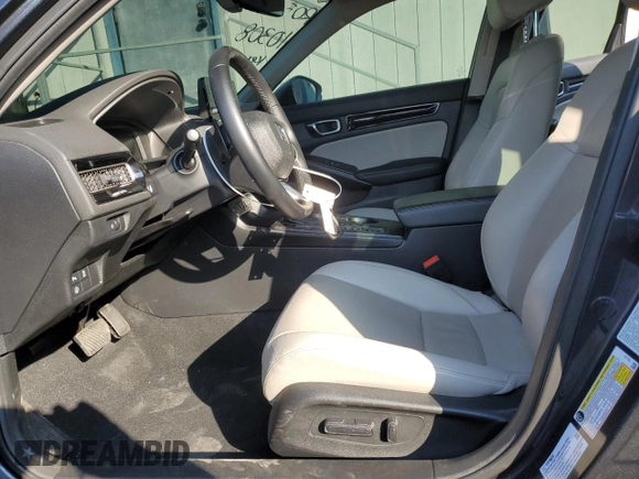 2024 Honda Civic Sedan Touring with VIN 2HGFE1F92RH325802, listed as a Copart auction lot 43206405 with 22,850 mi miles and Salvage Title. Bid and sale history available at carsss.com. Image 7.