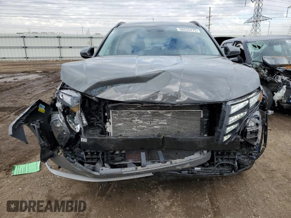 2024 Hyundai Tucson SEL with VIN 5NMJBCDE4RH383881, listed as a Copart auction lot 50635275 with 16,845 mi miles and Salvage Title. Bid and sale history available at carsss.com. Image 5.