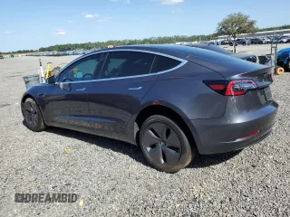 2020 Tesla Model 3 Standard Range Plus with VIN 5YJ3E1EA0LF784854, listed as a Copart auction lot 54994055 with 43,055 mi miles and Non Repairable. Bid and sale history available at DreamBid. Image 2.