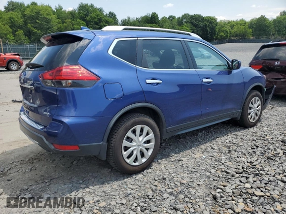 2017 Nissan Rogue SV with VIN KNMAT2MV9HP561152, listed as a Copart auction lot 63405565 with 62,593 mi miles and Salvage title. Bid and sale history available at DreamBid. Image 3.