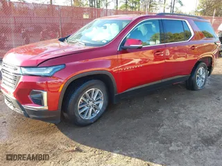 2023 Chevrolet Traverse LT Cloth with VIN 1GNERGKW1PJ145114, listed as a IAAI auction lot 41162092 with 49,563 mi miles. Bid and sale history available at carsss.com. Image 17.