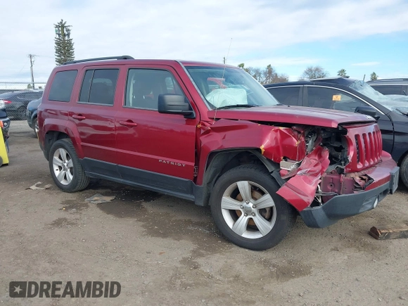 2016 Jeep Patriot Latitude with VIN 1C4NJPFB0GD582527, listed as a IAAI auction lot 41494076 with 166,263 mi miles and . Bid and sale history available at DreamBid. Image 13.
