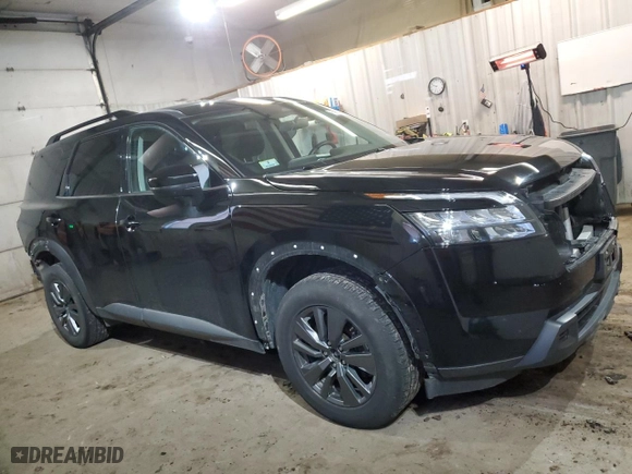 2024 Nissan Pathfinder SV with VIN 5N1DR3BC0RC255948, listed as a Copart auction lot 52312135 with 24,238 mi miles and Clean Title. Bid and sale history available at carsss.com. Image 4.