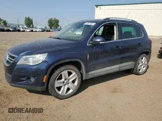2011 Volkswagen Tiguan SEL with VIN WVGBV7AX1BW504132, listed as a Copart auction lot 64467484 with Not Provided miles and Salvage Title. Bid and sale history available at DreamBid. Image 1.