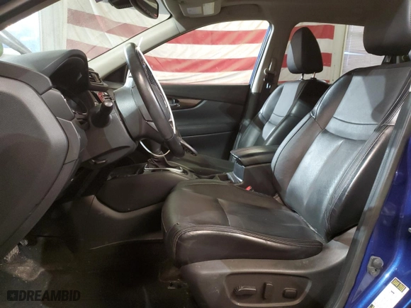 2018 Nissan Rogue SV with VIN JN8AT2MV6JW327602, listed as a Copart auction lot 87596975 with 69,740 mi miles and Salvage Title. Bid and sale history available at carsss.com. Image 7.