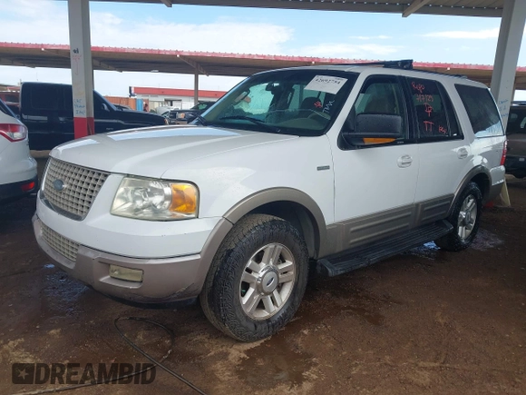 2003 Ford Expedition Eddie Bauer with VIN 1FMFU17L33LA54654, listed as a IAAI auction lot 42692754 with 189,139 mi miles and . Bid and sale history available at DreamBid. Image 2.