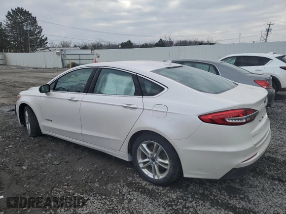 2019 Ford Fusion Hybrid SEL with VIN 3FA6P0MU2KR279477, listed as a Copart auction lot 40099893 with 0 mi miles. Bid and sale history available at carsss.com. Image 2.