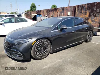 2022 Mercedes-Benz EQS with VIN W1KCG2DB4NA004205, listed as a Copart auction lot 68656364 with 55,188 mi miles and Salvage Title. Bid and sale history available at carsss.com. Image 1.