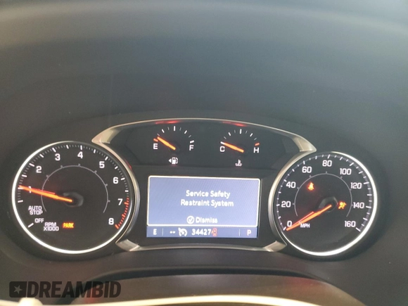2021 GMC Acadia SLT with VIN 1GKKNMLS8MZ143489, listed as a Copart auction lot 83545894 with 34,427 mi miles and Salvage Title. Bid and sale history available at carsss.com. Image 9.