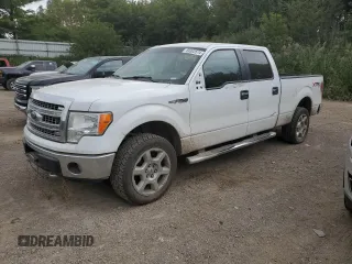 2013 Ford F-150 XL with VIN 1FTFW1EF4DFD05452, listed as a Copart auction lot 69303574 with 150,736 mi miles and Salvage title. Bid and sale history available at DreamBid. Image 1.