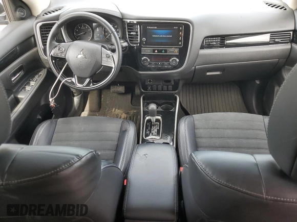 2019 Mitsubishi Outlander ES with VIN JA4AZ3A35KZ013078, listed as a Copart auction lot 57464235 with 98,409 mi miles and Salvage title. Bid and sale history available at DreamBid. Image 8.