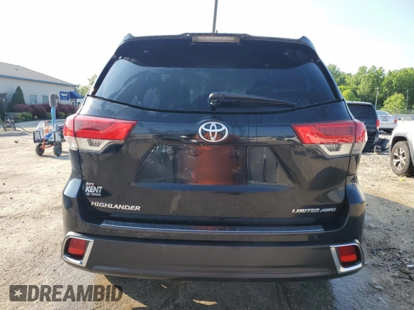 2019 Toyota Highlander Limited with VIN 5TDDZRFH2KS937800, listed as a Copart auction lot 58943275 with 72,873 mi miles and Salvage title. Bid and sale history available at DreamBid. Image 6.