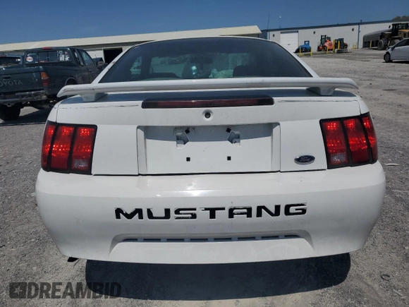2001 Ford Mustang Standard с VIN 1FAFP40421F101044, выставлен на аукционе Copart как лот 52943495 с пробегом 209 408 миль миль и Списание • Salvage title. История ставок и продаж доступна на DreamBid. Изображение 6.