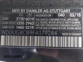2015 Mercedes-Benz S 550 with VIN WDDUG8CB9FA179284, listed as a IAAI auction lot 41482962 with 81,075 mi miles and . Bid and sale history available at DreamBid. Image 9.