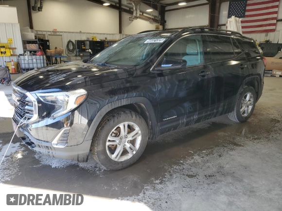 2018 GMC Terrain SLE with VIN 3GKALMEV6JL209761, listed as a Copart auction lot 48321325 with 77,194 mi miles and Clean Title. Bid and sale history available at carsss.com. Image 1.
