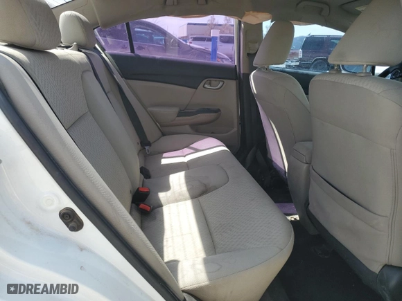 2014 Honda Civic Sedan LX with VIN 2HGFB2F51EH507450, listed as a Copart auction lot 51663335 with 185,305 mi miles and Salvage Title. Bid and sale history available at carsss.com. Image 10.