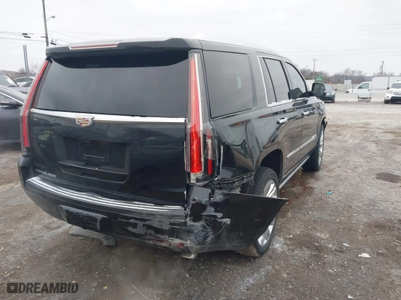 2017 Cadillac Escalade Platinum with VIN 1GYS4DKJ4HR337718, listed as a IAAI auction lot 41229425 with 94,121 mi miles. Bid and sale history available at carsss.com. Image 4.