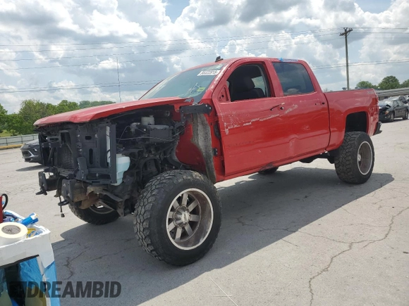 2014 Chevrolet Silverado 1500 LT with VIN 3GCUKREC9EG239715, listed as a Copart auction lot 55322815 with 80,122 mi miles and Salvage Title. Bid and sale history available at DreamBid. Image 1.