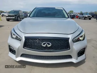 2017 Infiniti Q50 Red Sport 400 with VIN JN1FV7AP2HM851093, listed as a Copart auction lot 50955125 with 59,688 mi miles and Clean title. Bid and sale history available at DreamBid. Image 5.