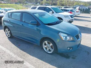 2009 Pontiac Vibe w/1SB with VIN 5Y2SP67049Z444326, listed as a IAAI auction lot 41992889 with 215,761 mi miles. Bid and sale history available at carsss.com. Image 1.
