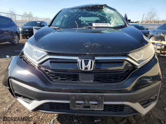 2022 Honda CR-V EX with VIN 5J6RW1H55NA006822, listed as a Copart auction lot 88279745 with 0 mi miles and Salvage Title. Bid and sale history available at carsss.com. Image 5.