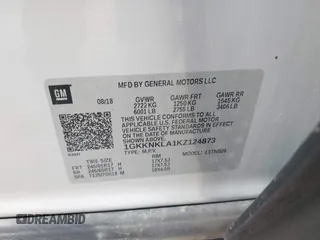 2019 GMC Acadia SLE z VIN 1GKKNKLA1KZ124873, wystawiony jako IAAI lot #42108666 z przebiegiem Nie podano mil oraz . Historia ofert i sprzedaży dostępna na DreamBid. Obrazek 9.