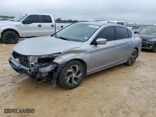 2016 Honda Accord Sedan LX with VIN 1HGCR2F31GA201072, listed as a Copart auction lot 50195355 with 128,992 mi miles and Salvage Title. Bid and sale history available at carsss.com. Image 1.