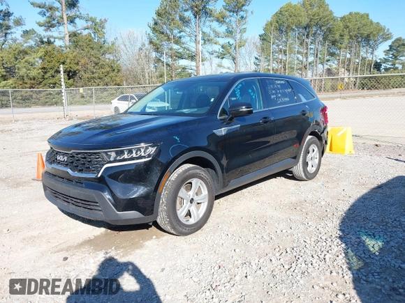 2023 Kia Sorento LX with VIN 5XYRGDLC1PG205332, listed as a IAAI auction lot 41776625 with 47,300 mi miles. Bid and sale history available at carsss.com. Image 17.
