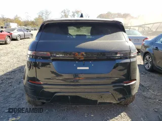 2024 Land Rover Range Rover Evoque Dynamic SE with VIN SALZL2FX1RH253382, listed as a Copart auction lot 77854924 with 0 mi miles and Salvage Title. Bid and sale history available at carsss.com. Image 6.