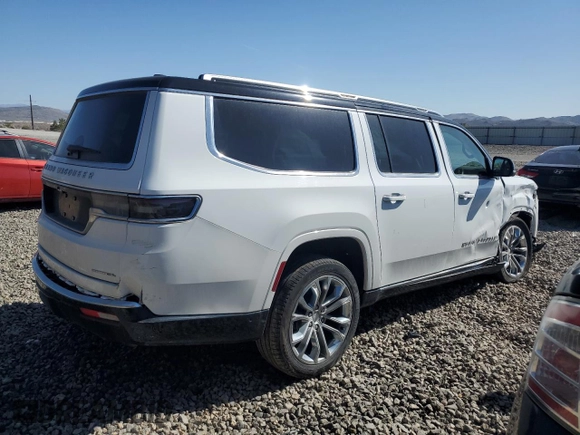 2023 Jeep Grand Wagoneer Series II with VIN 1C4SJSFPXPS574223, listed as a Copart auction lot 52938135 with 15,237 mi miles and Salvage title. Bid and sale history available at DreamBid. Image 3.