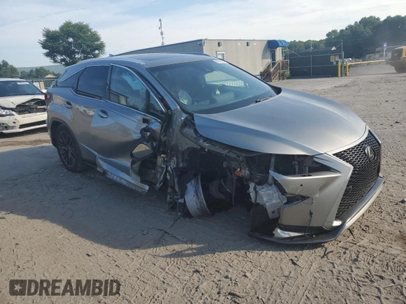 2017 Lexus RX 350 with VIN 2T2BZMCA1HC133521, listed as a Copart auction lot 59832474 with 186,327 mi miles and Salvage title. Bid and sale history available at DreamBid. Image 4.