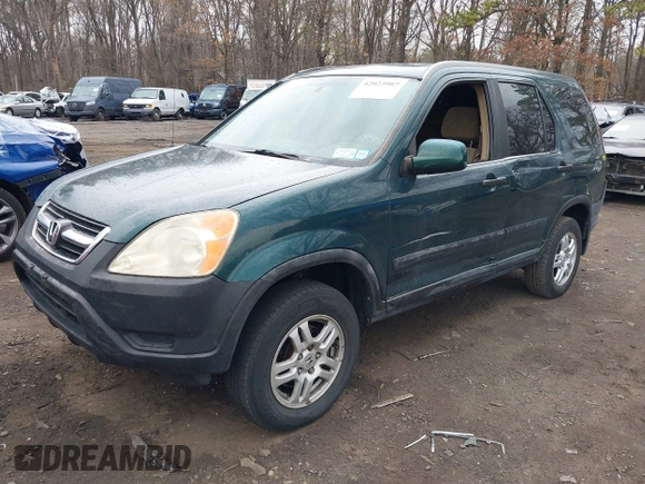 2003 Honda CR-V EX with VIN SHSRD78893U117234, listed as a IAAI auction lot 42023907 with 226,502 mi miles and . Bid and sale history available at carsss.com. Image 2.