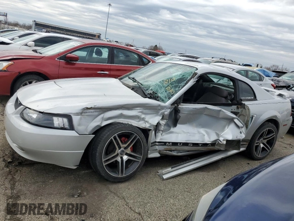 2003 Ford Mustang Standard with VIN 1FAFP404X3F311958, listed as a Copart auction lot 49593505 with 0 mi miles and Salvage Title. Bid and sale history available at carsss.com. Image 1.