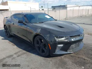 2018 Chevrolet Camaro 1SS with VIN 1G1FF1R72J0143377, listed as a IAAI auction lot 41372334 with 55,434 mi miles. Bid and sale history available at carsss.com. Image 1.