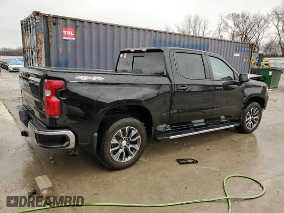 2023 Chevrolet Silverado 1500 LT with VIN 3GCPDDEK4PG180710, listed as a Copart auction lot 48954005 with 16,067 mi miles and Salvage Title. Bid and sale history available at carsss.com. Image 3.