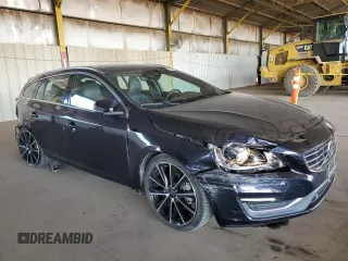 2017 Volvo V60 Premier with VIN YV140MEK7H1338322, listed as a Copart auction lot 87402344 with 58,365 mi miles and Salvage Title. Bid and sale history available at carsss.com. Image 4.