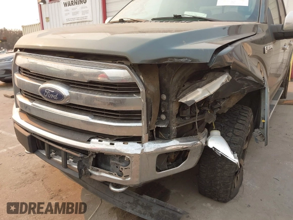 2015 Ford F-150 XLT with VIN 1FTEW1EP3FFB27105, listed as a IAAI auction lot 41278933 with 194,664 mi miles. Bid and sale history available at carsss.com. Image 6.