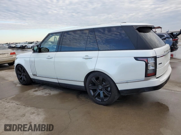 2015 Land Rover Range Rover with VIN SALGW3TF7FA212937, listed as a Copart auction lot 74187203 with 161,308 mi miles and . Bid and sale history available at DreamBid. Image 2.
