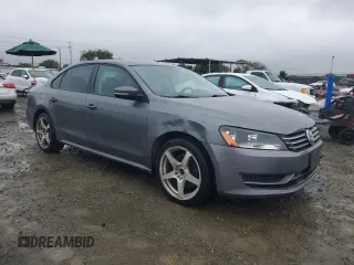 2014 Volkswagen Passat Wolfsburg Ed with VIN 1VWAT7A3XEC040523, listed as a Copart auction lot 51389985 with 204,473 mi miles and Clean Title. Bid and sale history available at carsss.com. Image 4.