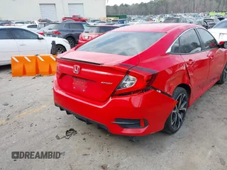 2020 Honda Civic Sedan Sport with VIN 2HGFC2F8XLH562743, listed as a IAAI auction lot 41676749 with 137,890 mi miles. Bid and sale history available at carsss.com. Image 4.
