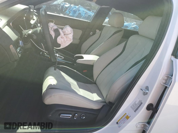 2023 Acura Integra Technology with VIN 19UDE4H62PA013504, listed as a Copart auction lot 57128995 with 7,913 mi miles and Salvage title. Bid and sale history available at DreamBid. Image 7.