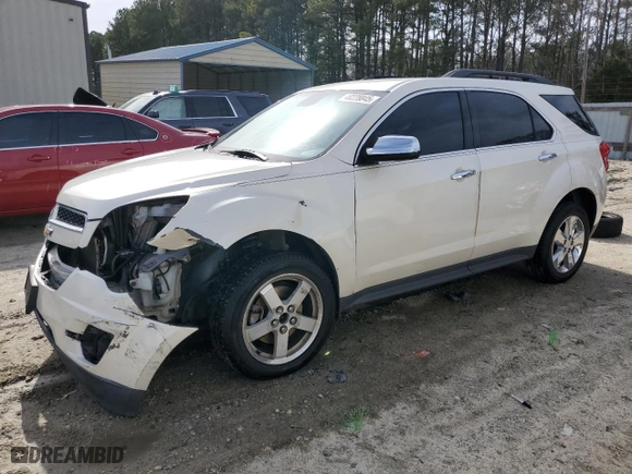 2013 Chevrolet Equinox LT with VIN 1GNALPEK7DZ124564, listed as a Copart auction lot 48228845 with 132,691 mi miles and Salvage Title. Bid and sale history available at carsss.com. Image 1.