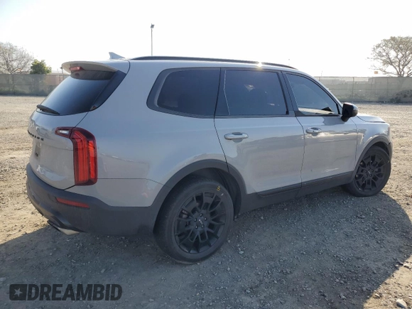 2022 Kia Telluride EX with VIN 5XYP3DHC3NG279196, listed as a Copart auction lot 52109395 with 35,252 mi miles and Salvage Title. Bid and sale history available at carsss.com. Image 3.
